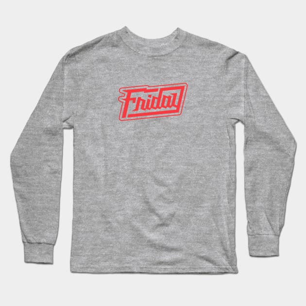 Friday Vibes Long Sleeve T-Shirt by Hollowood Design